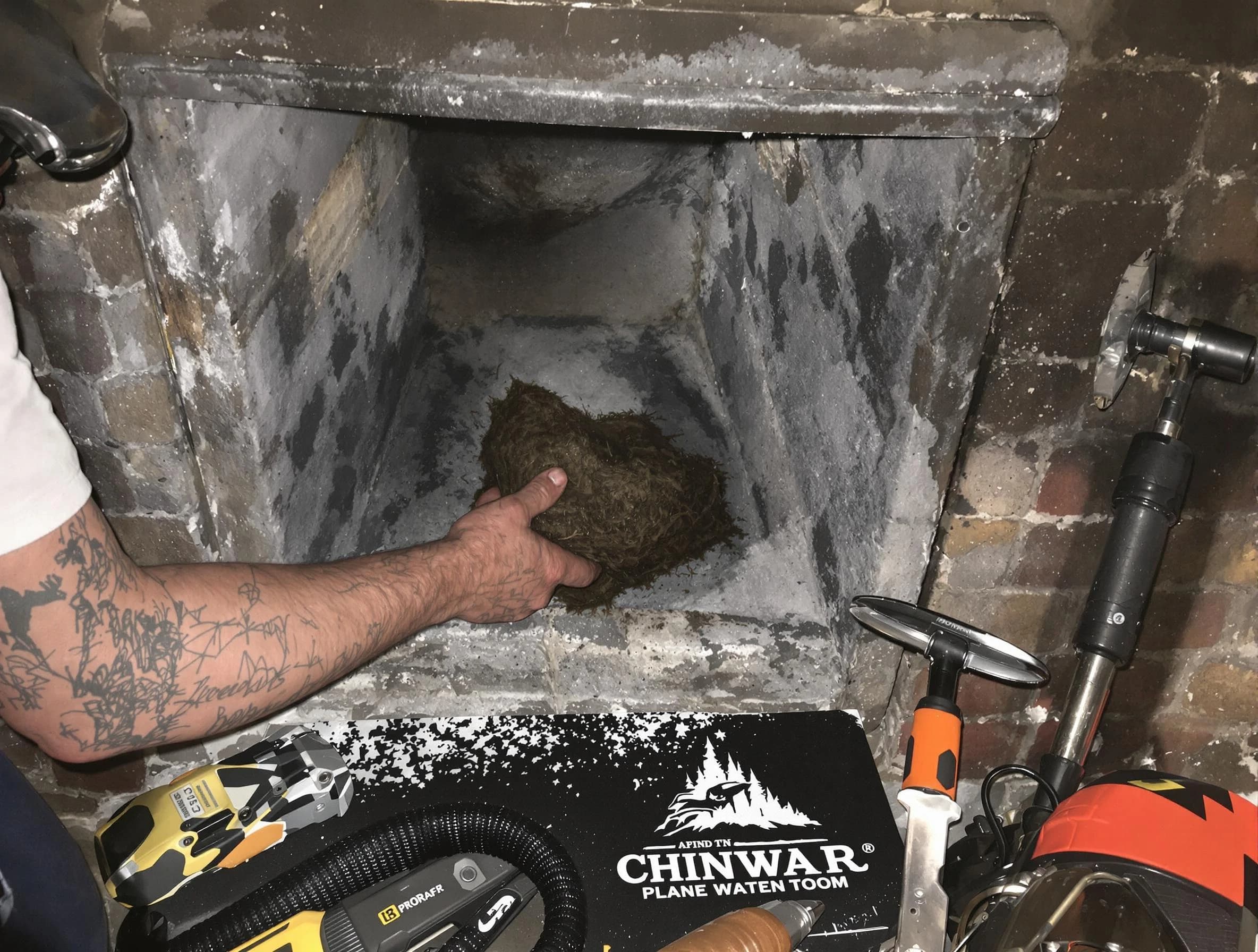 Broomfield Chimney Sweep safely removing debris and screening chimney in Broomfield, CO