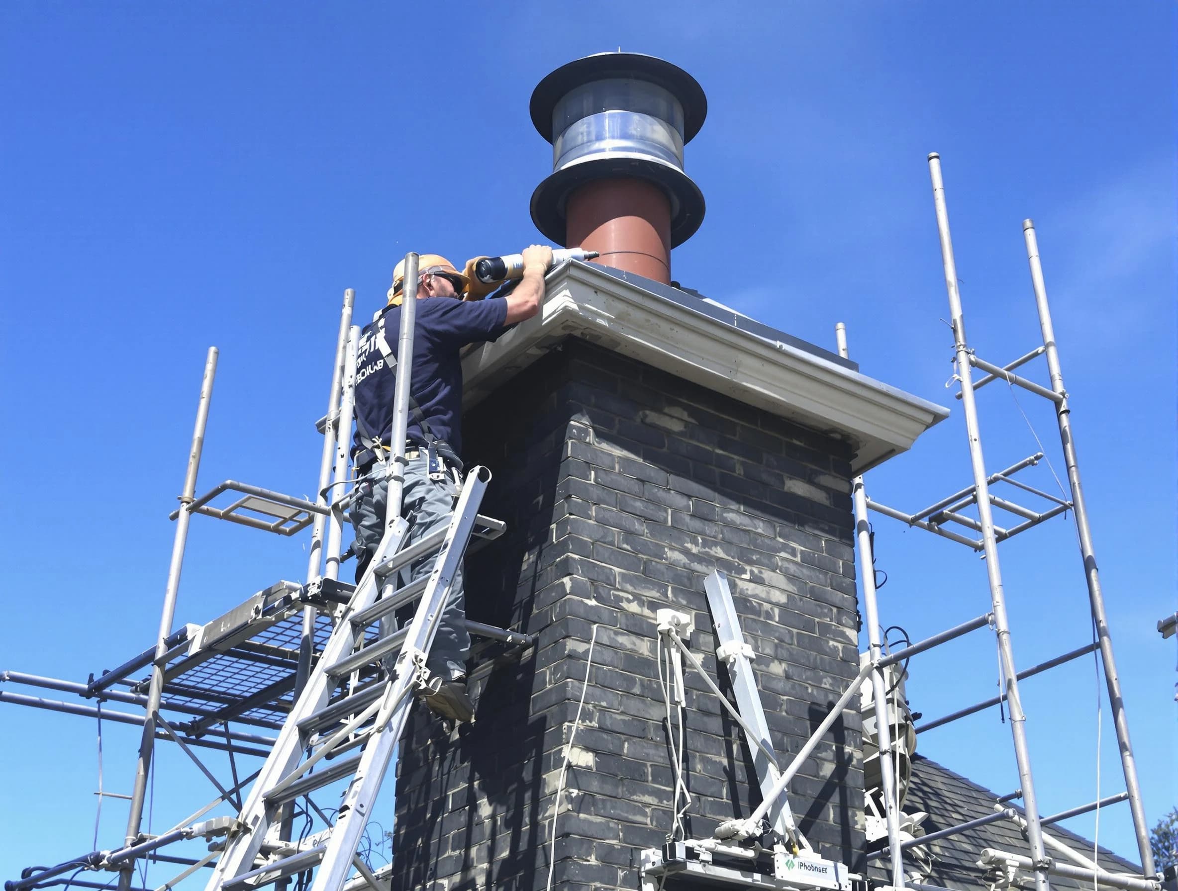 Sturdy chimney crown finished by Broomfield Chimney Sweep in Broomfield, CO