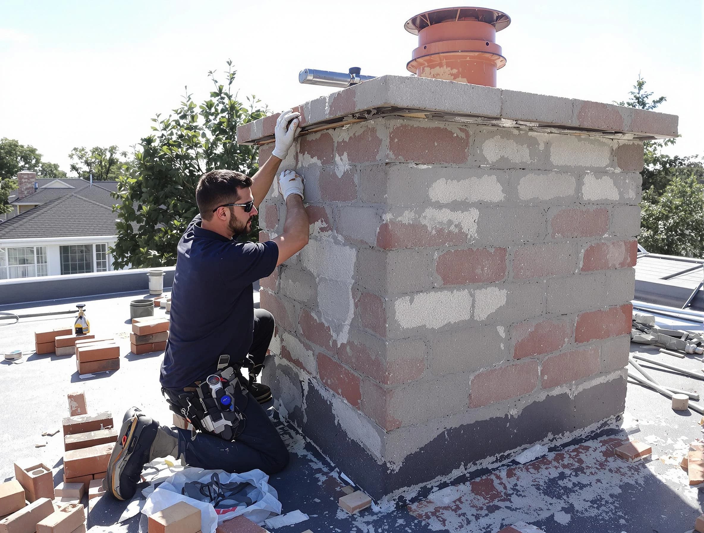 Advanced chimney repair process by Broomfield Chimney Sweep in Broomfield, CO