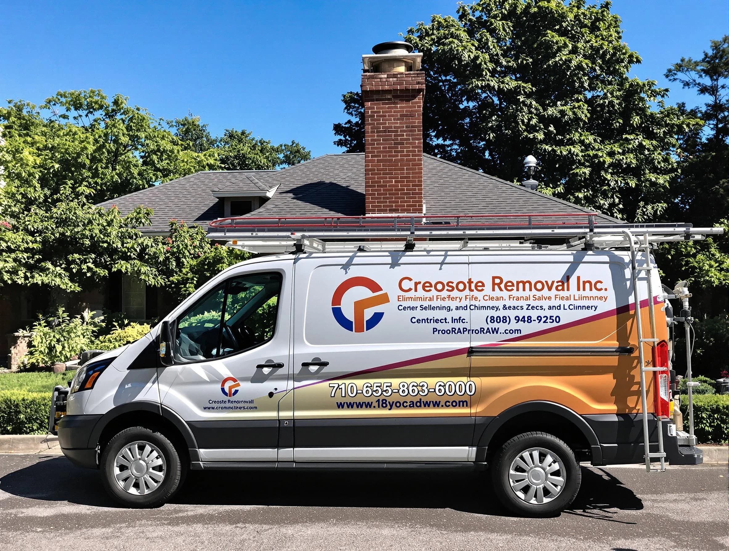 Broomfield Chimney Sweep technician removing creosote safely in Broomfield, CO