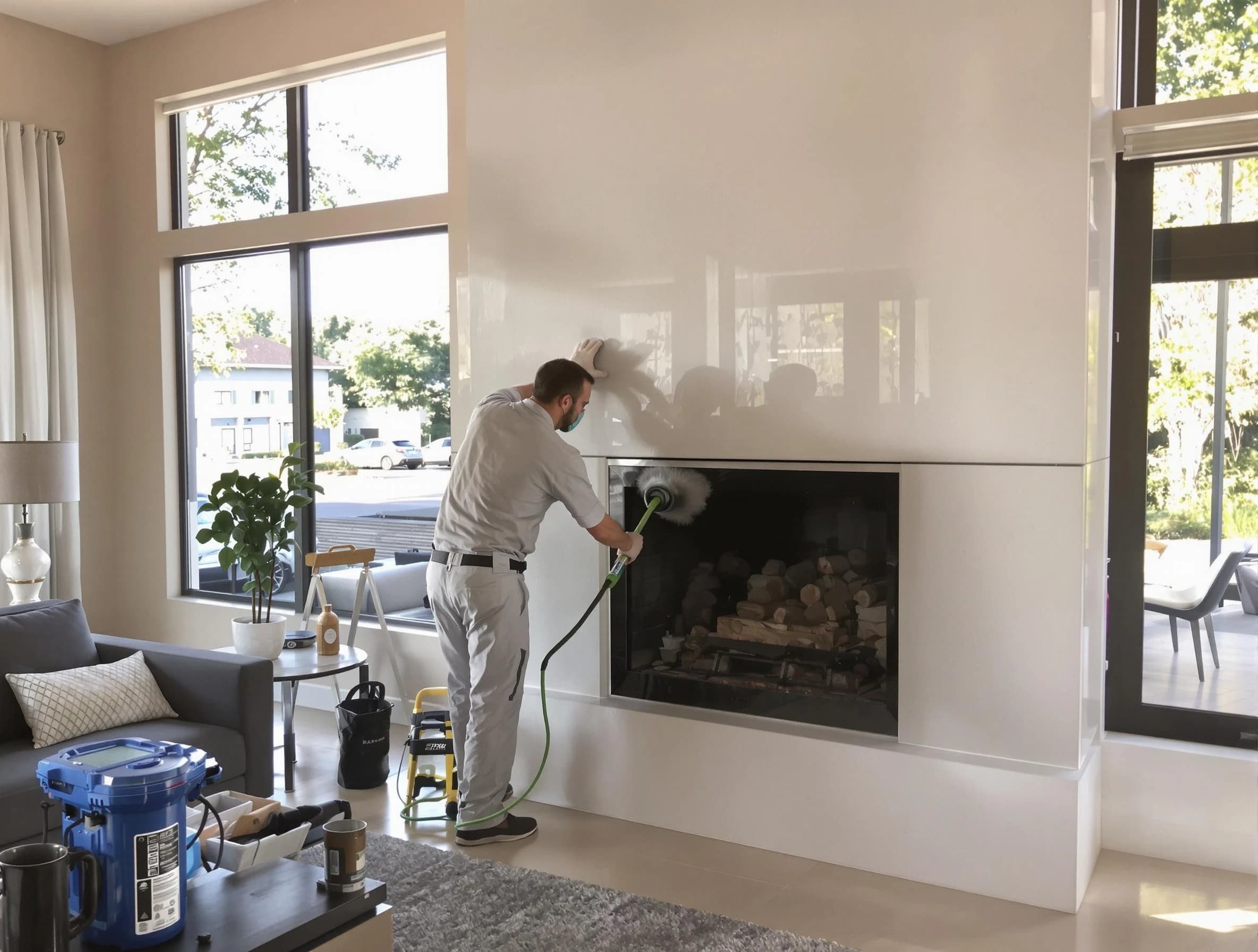 Broomfield Chimney Sweep performing thorough soot removal in Broomfield, CO