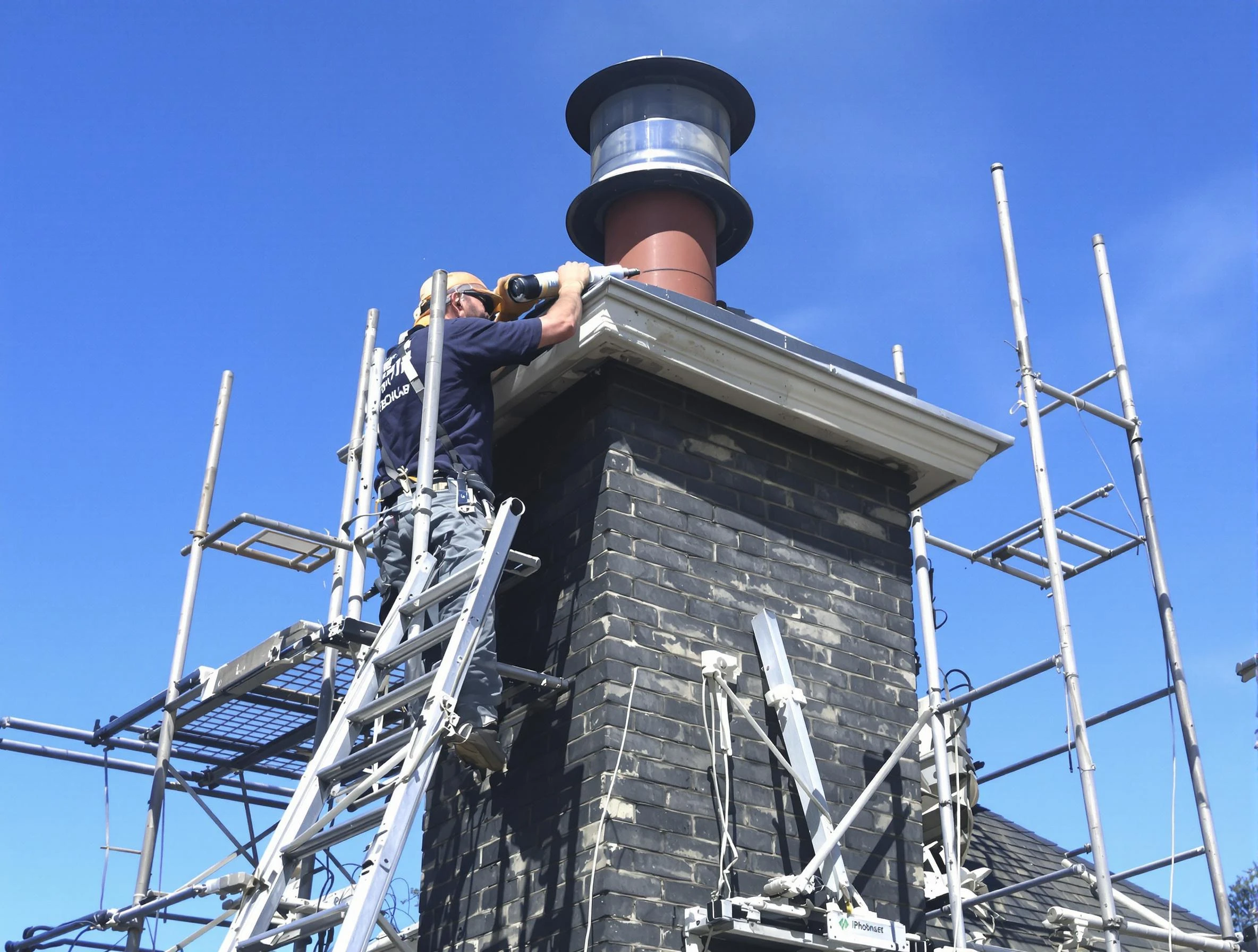 Sturdy chimney crown finished by Broomfield Chimney Sweep in Broomfield, CO